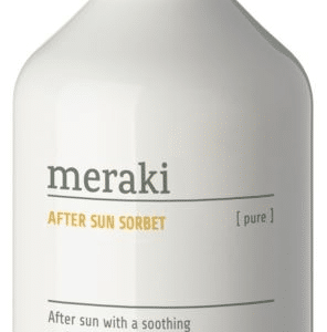 After Sun Sorbet Meraki Pure - fløjlsblød solpleje med aloe vera, mandelolie & E-vitamin, parfumefri Svanemærket, Asthma-Allergy Nordic Ø6Ã16 cm